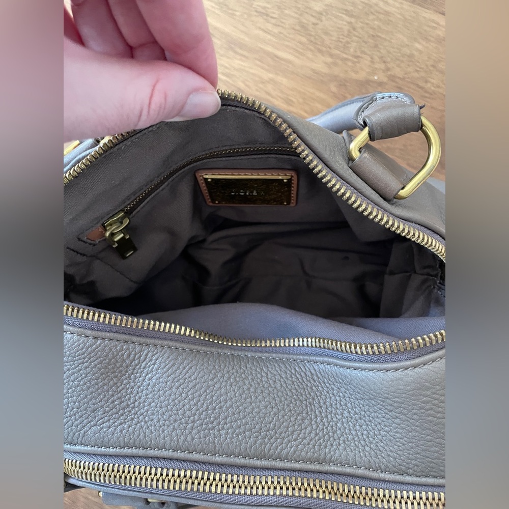 J.Crew Biennial Leather Satchel in Warm Ash - Picture 8 of 10